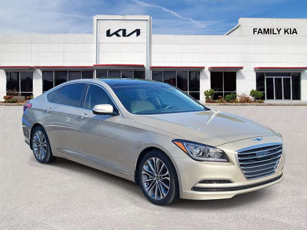 Brown (Marrakesh Beige) 2015 Hyundai Genesis Sedan 8-Speed Automatic