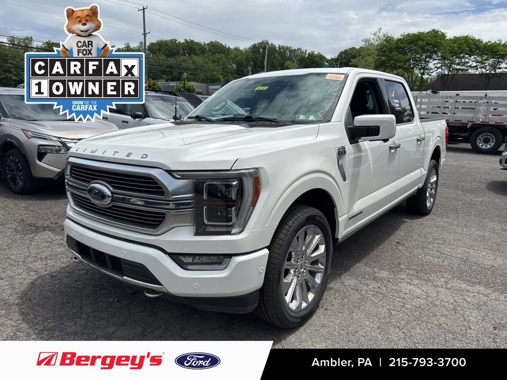 White Metallic 2023 Ford F-150 Pickup Truck Four-Wheel Drive Automatic
