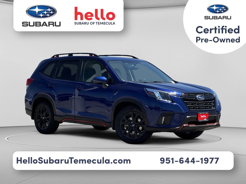 Sapphire Blue Pearl 2024 Subaru Forester SUV / Crossover All-Wheel Drive Continuously Variable Transmission