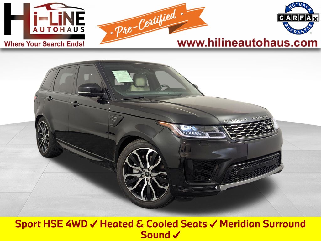 Santorini Black 2022 Land Rover Range Rover Sport Pickup Truck All-Wheel Drive 8-Speed Automatic