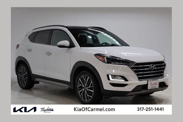 Winter White 2021 Hyundai Tucson Ultimate AWD SUV / Crossover All-Wheel Drive 6-Speed Automatic