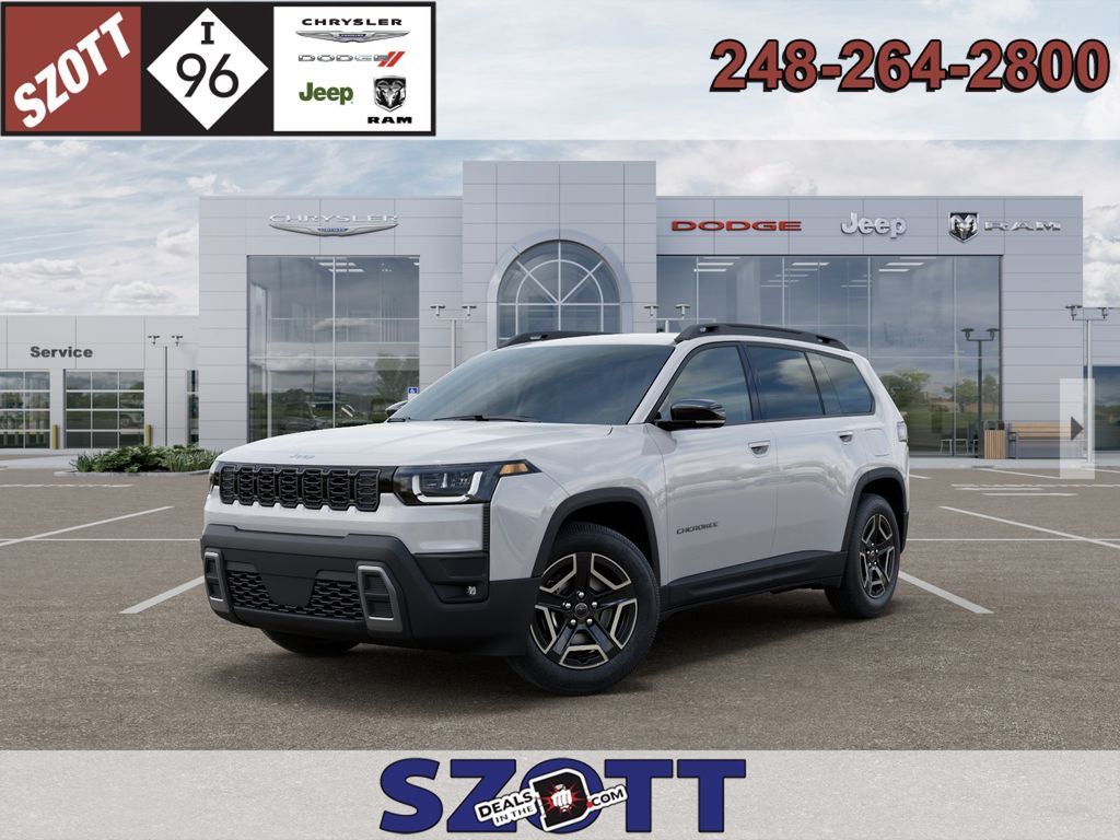 Bright White Clearcoat 2026 Jeep Cherokee SUV / Crossover Four-Wheel Drive Continuously Variable Transmission