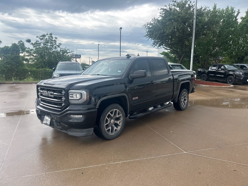 Onyx Black 2018 GMC Sierra 1500 SLT Crew Cab 4WD Pickup Truck Four-Wheel Drive 8-Speed Automatic Overdrive