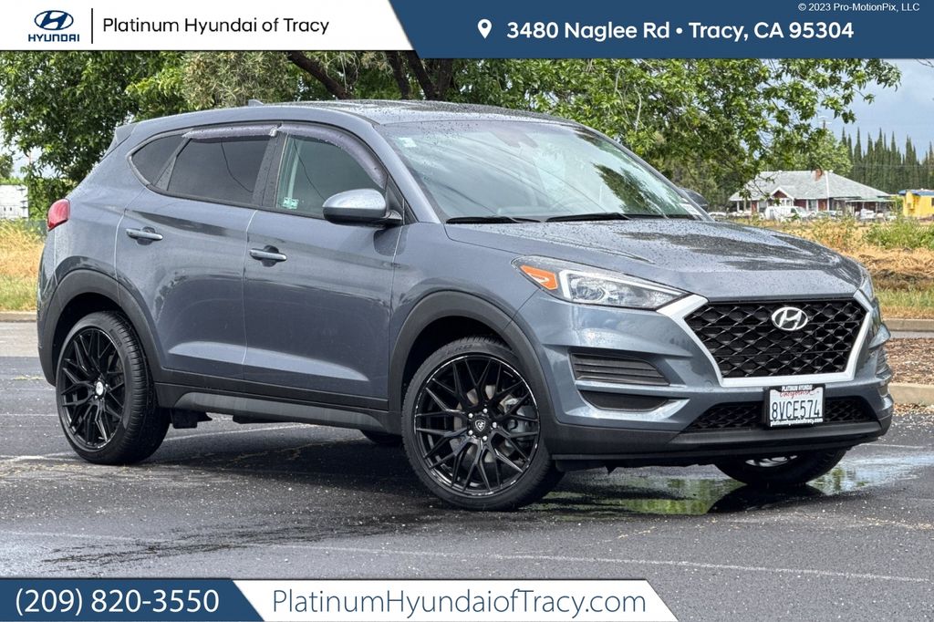 Gray (Magnetic Force) 2021 Hyundai Tucson SE FWD SUV / Crossover Front-Wheel Drive 6-Speed Automatic