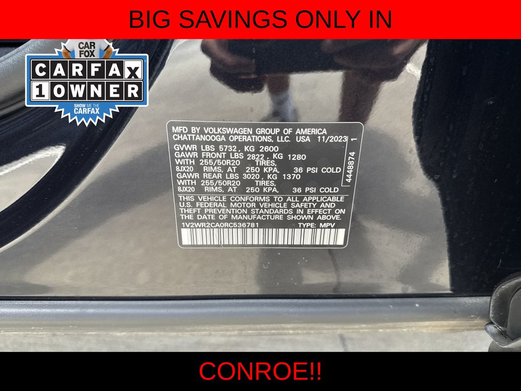 2024 Volkswagen Atlas 2.0T SE w/Technology Black at Don McGill Toyota