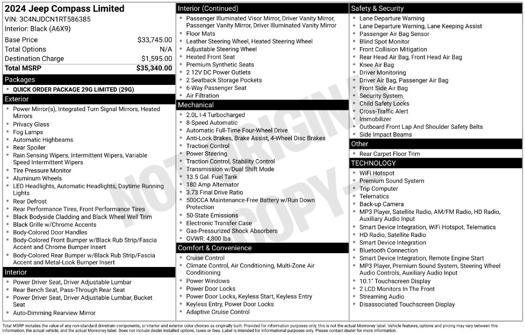Used 2024 Jeep Compass SUV