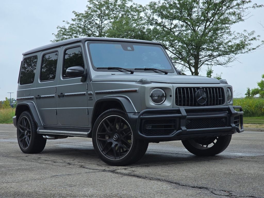 Gray (MANUFAKTUR Platinum Magno) 2024 Mercedes-Benz G-Class SUV / Crossover All-Wheel Drive 9-Speed Automatic