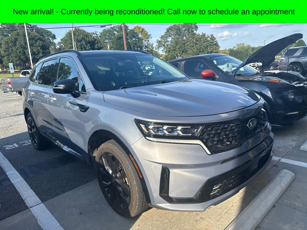 Everlasting Silver 2021 Kia Sorento SUV / Crossover Front-Wheel Drive 8-Speed Dual Clutch