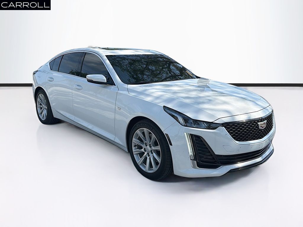 Summit White 2024 Cadillac CT5 Luxury RWD Sedan Rear-Wheel Drive Automatic