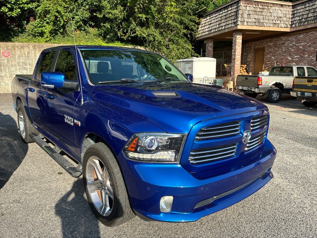 Blue Streak Pearlcoat 2017 RAM 1500 Pickup Truck 4X2 8-Speed Automatic