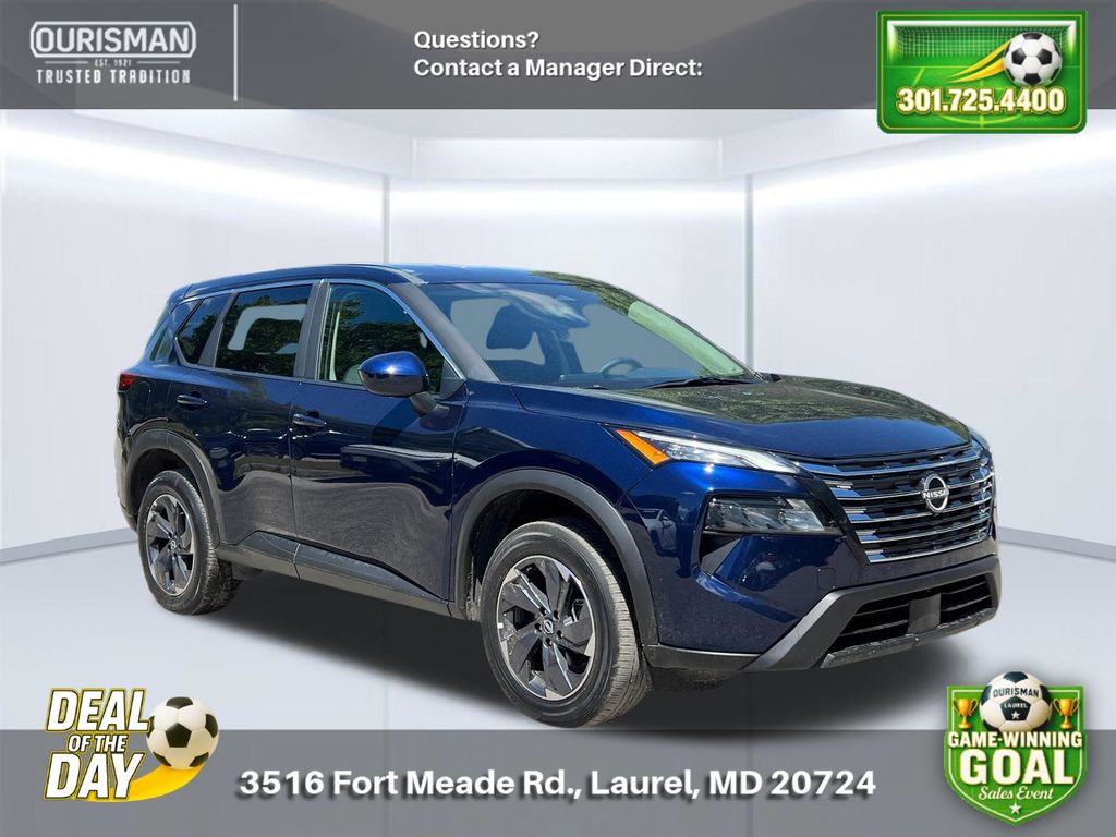 Deep Ocean Blue 2025 Nissan Rogue SV FWD SUV / Crossover Front-Wheel Drive Continuously Variable Transmission