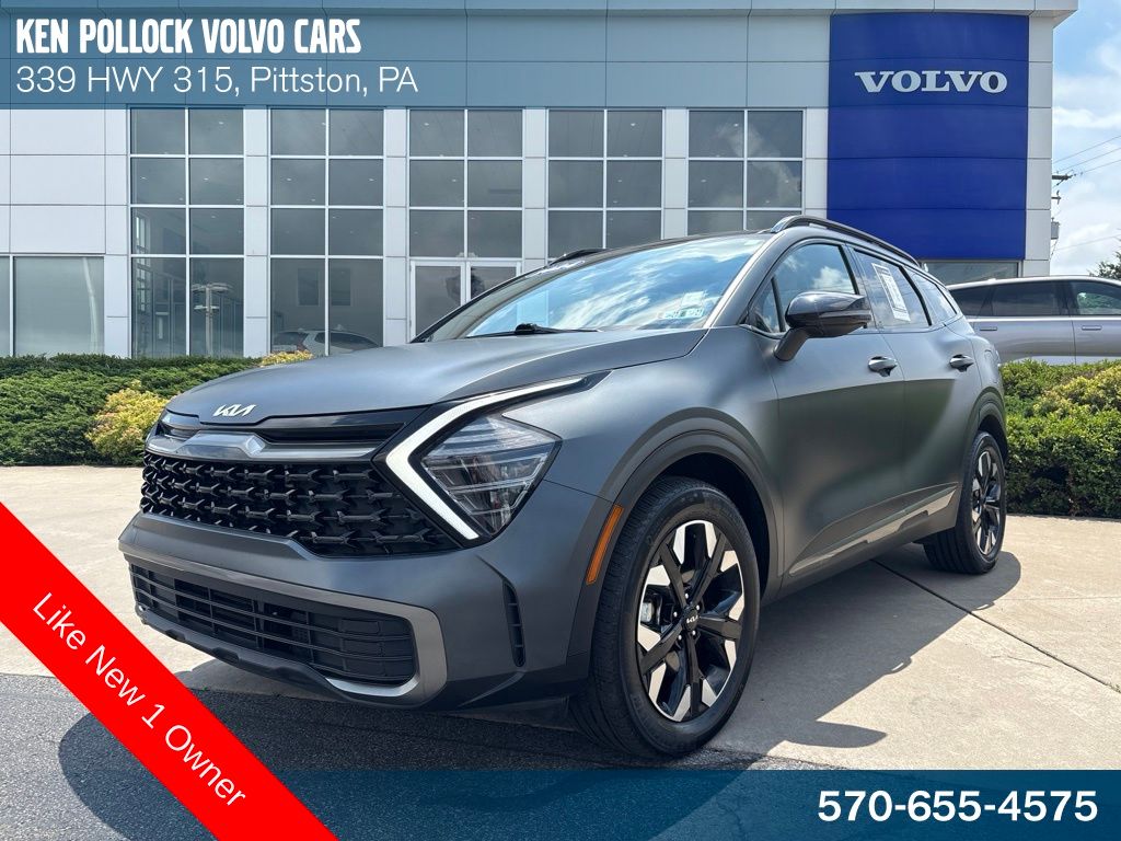 Shadow Matte Gray 2024 Kia Sportage Hybrid Plug-In SUV / Crossover All-Wheel Drive 6-Speed Automatic