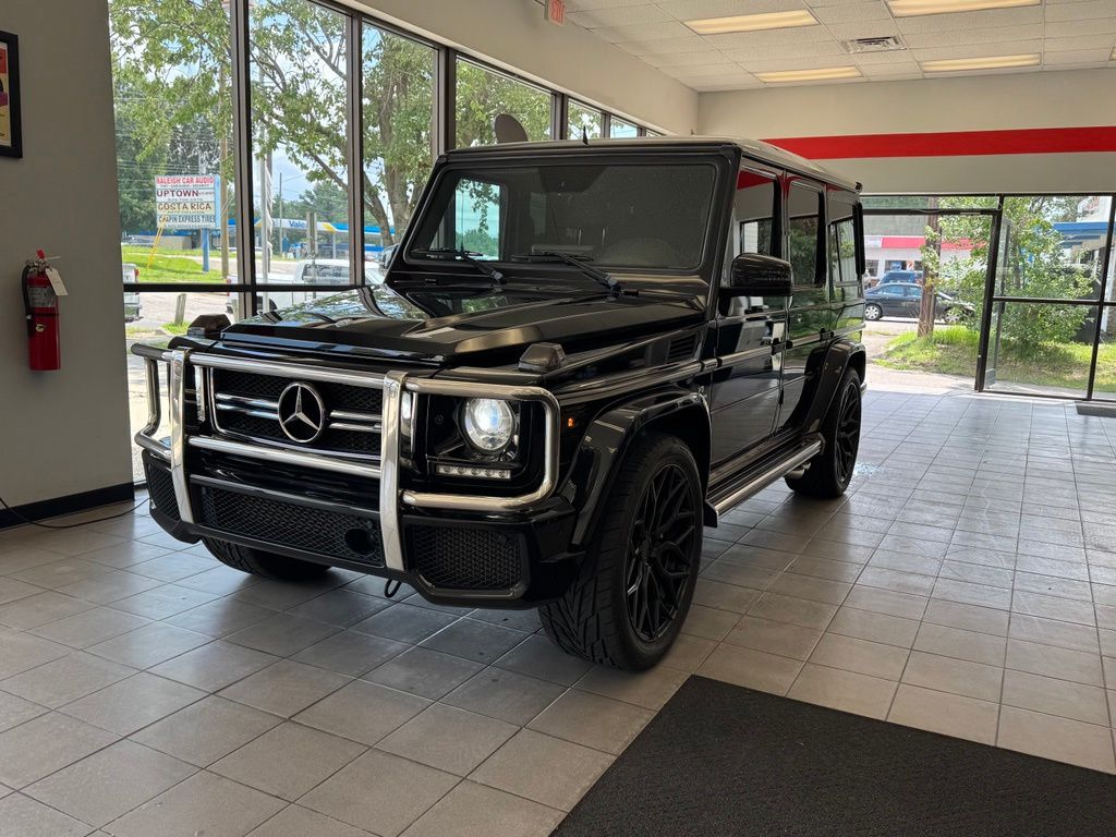 Black 2016 Mercedes-Benz G-Class SUV / Crossover All-Wheel Drive 7-Speed Automatic