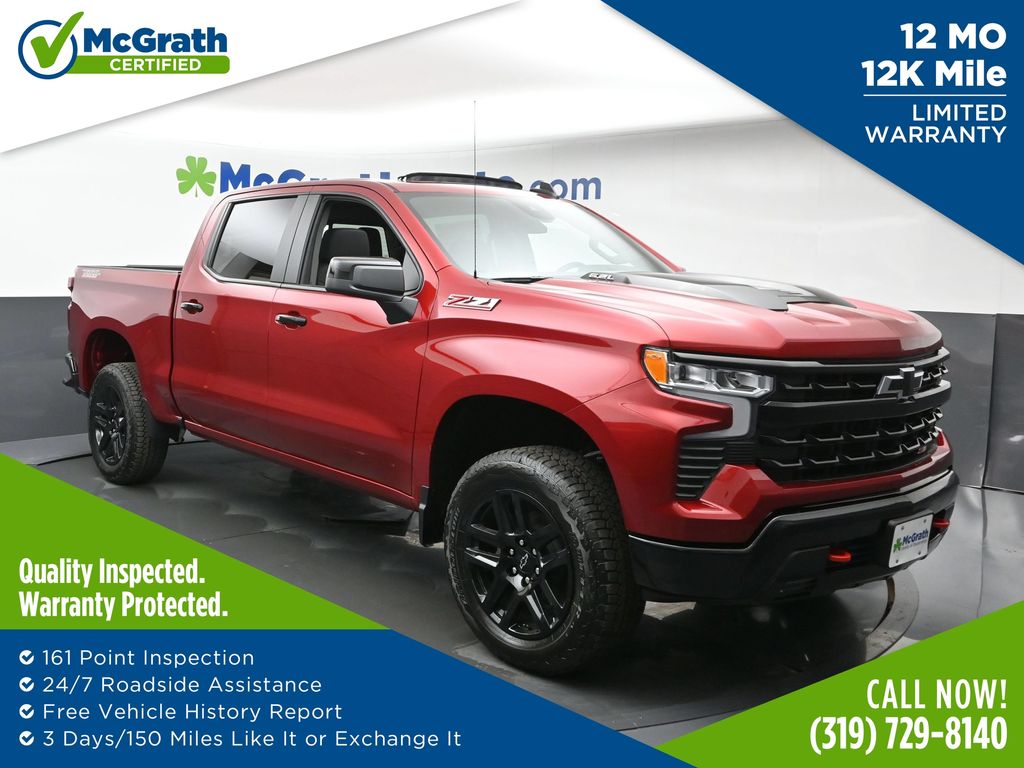 Radiant Red Tintcoat 2025 Chevrolet Silverado 1500 Pickup Truck Four-Wheel Drive Automatic