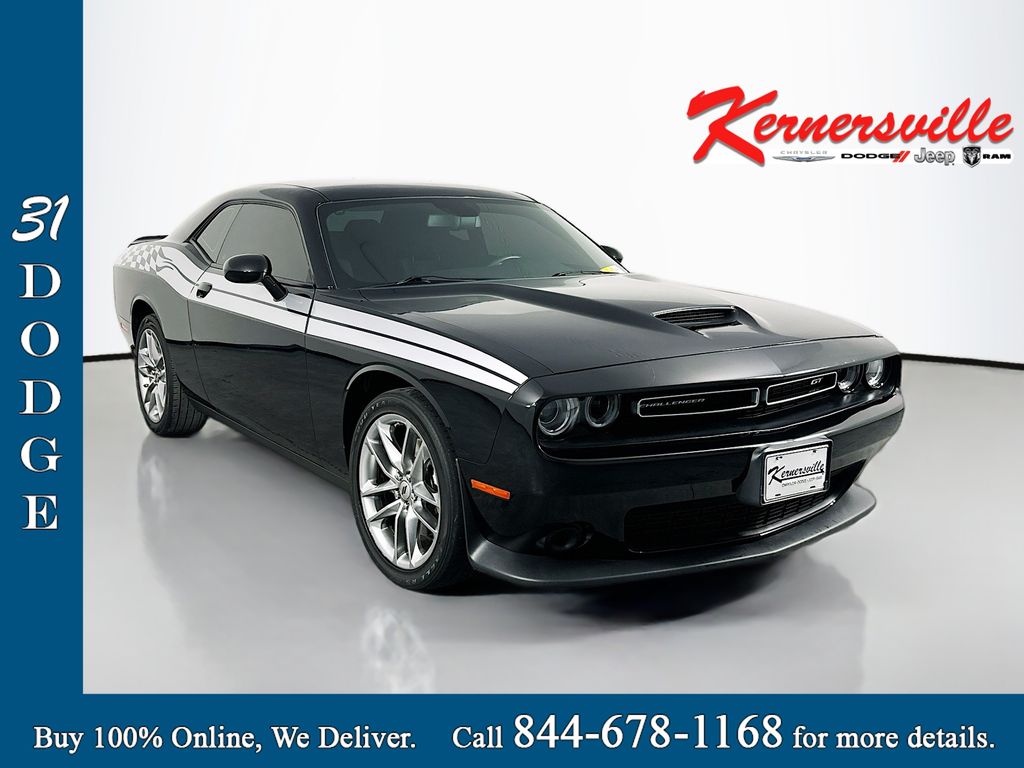 Pitch Black Clearcoat 2023 Dodge Challenger GT AWD Coupe All-Wheel Drive 8-Speed Automatic