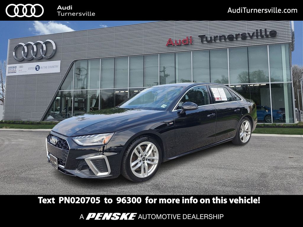 Black Metallic 2023 Audi A4 Sedan All-Wheel Drive 7-Speed Automatic