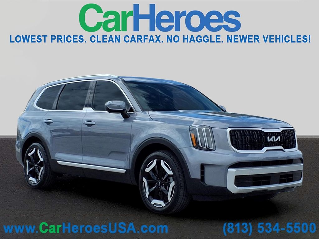 Everlasting Silver 2024 Kia Telluride EX FWD SUV / Crossover Front-Wheel Drive 8-Speed Automatic