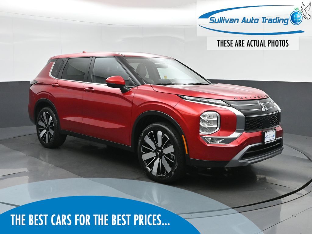 Red Diamond 2025 Mitsubishi Outlander SUV / Crossover All-Wheel Drive Continuously Variable Transmission