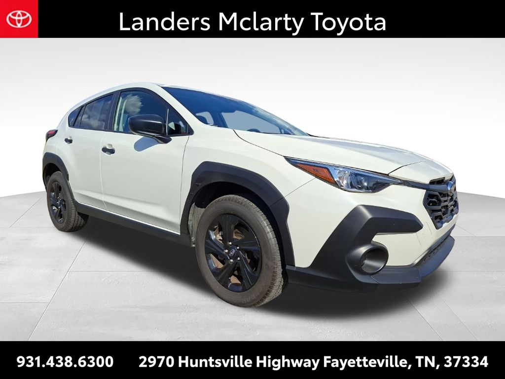 Crystal White Pearl 2024 Subaru Crosstrek SUV / Crossover All-Wheel Drive Continuously Variable Transmission