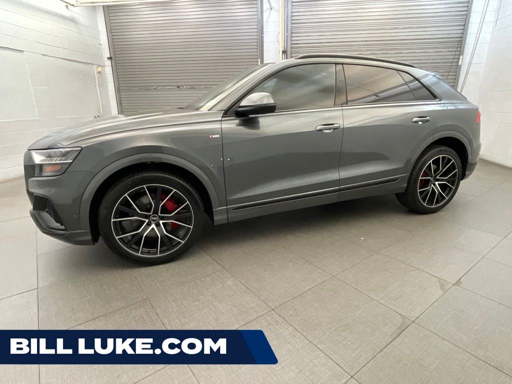 Daytona Gray Pearl Effect 2021 Audi Q8 quattro Premium Plus 55 TFSI SUV / Crossover All-Wheel Drive 8-Speed Automatic