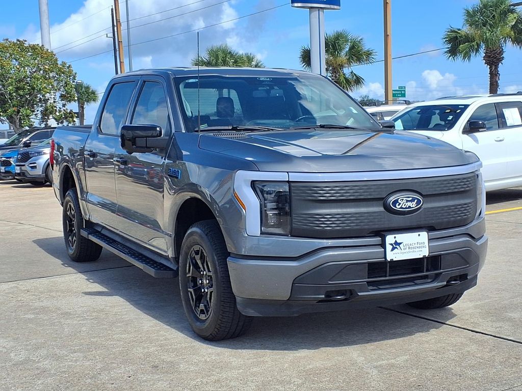 2025 Ford F-150 Lightning XLT Gray at DeMontrond Ford