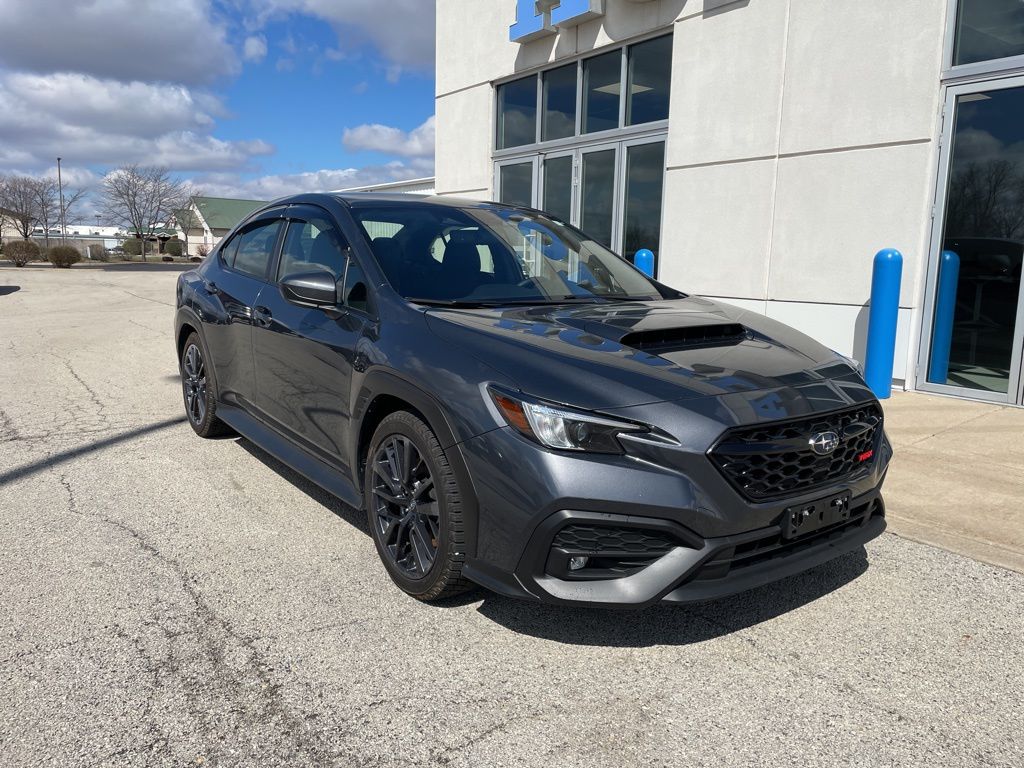 Magnetite Gray Metallic/Crystal Black Silica 2025 Subaru WRX Premium AWD Sedan All-Wheel Drive Continuously Variable Transmission