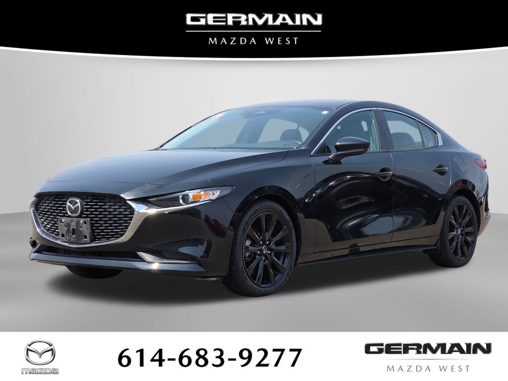 Jet Black Mica 2024 Mazda MAZDA3 Sedan Front-Wheel Drive 6-Speed Automatic