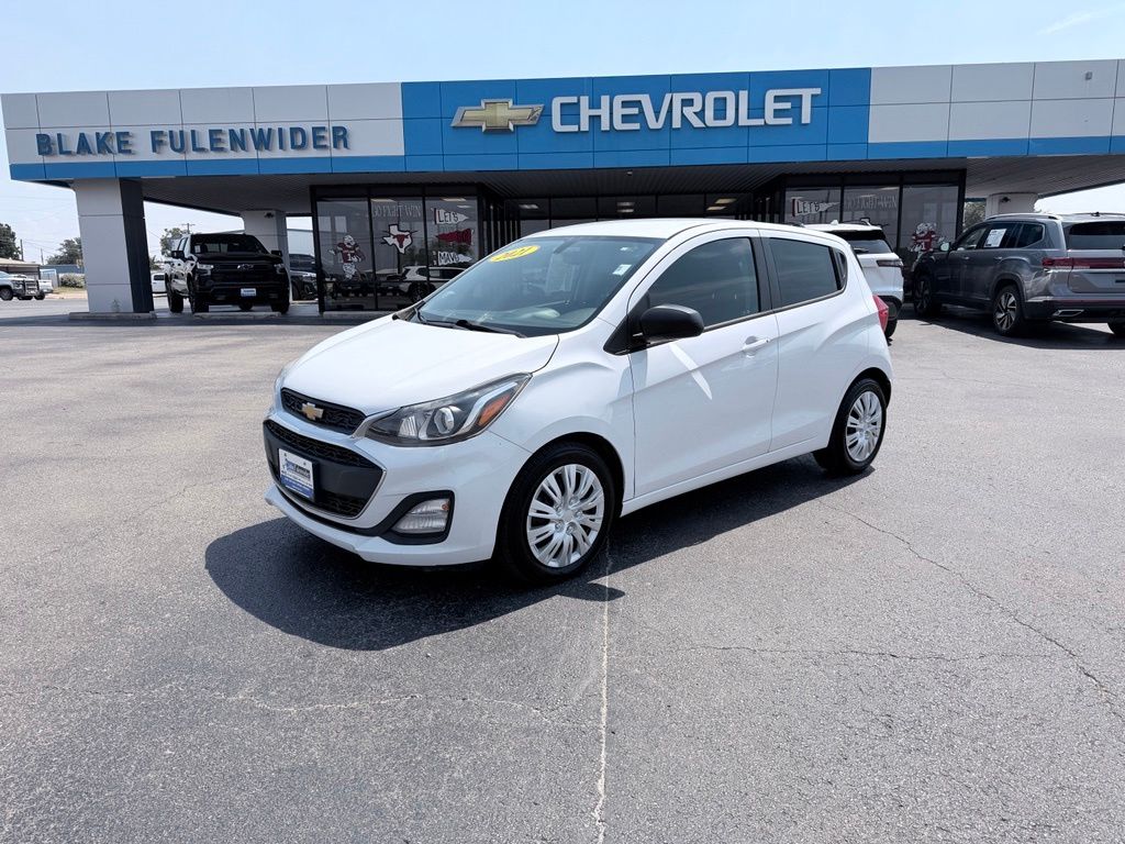 Summit White 2021 Chevrolet Spark Hatchback Front-Wheel Drive Continuously Variable Transmission