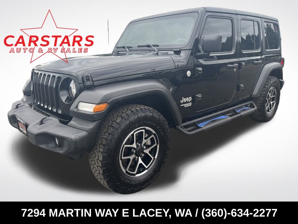 2021 Black Clearcoat Jeep Wrangler Unlimited Sport SUV