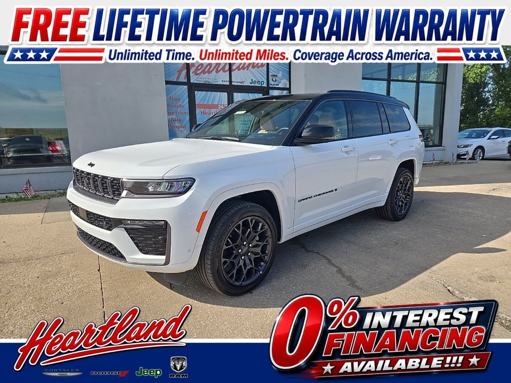 Bright White Clearcoat 2026 Jeep Grand Cherokee L SUV / Crossover Four-Wheel Drive 8-Speed Automatic