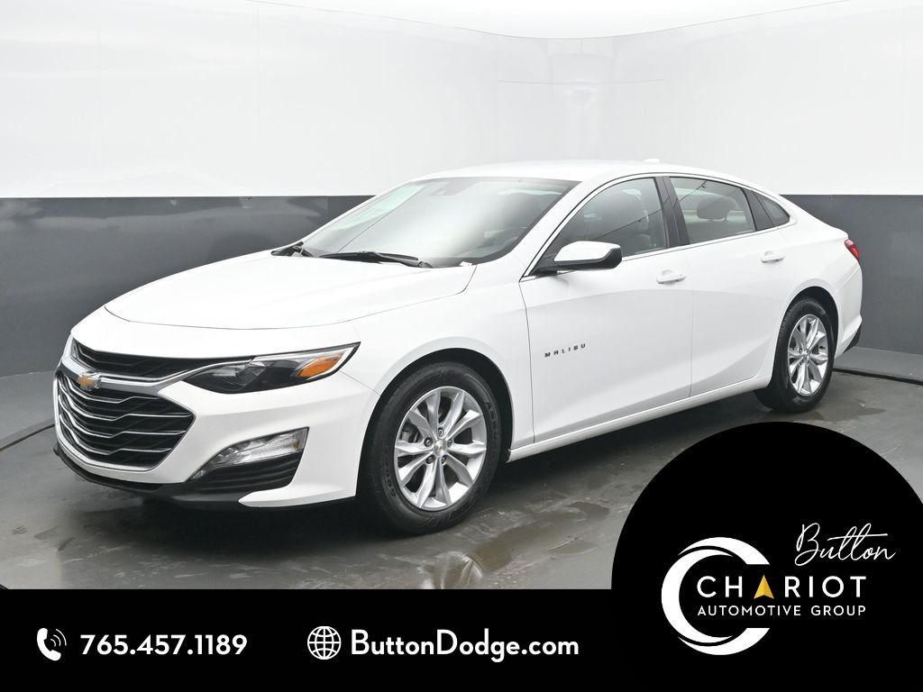 Summit White 2024 Chevrolet Malibu LT with 1LT FWD Sedan Front-Wheel Drive Continuously Variable Transmission