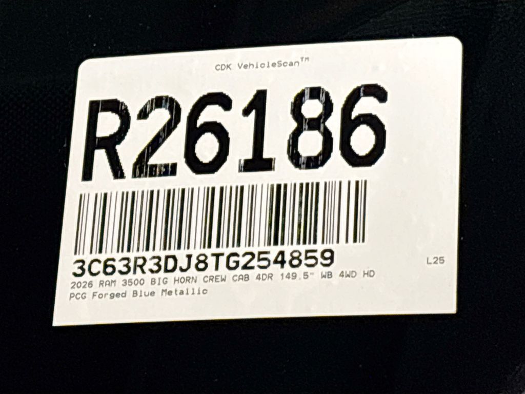2026 Ram 3500 Big Horn