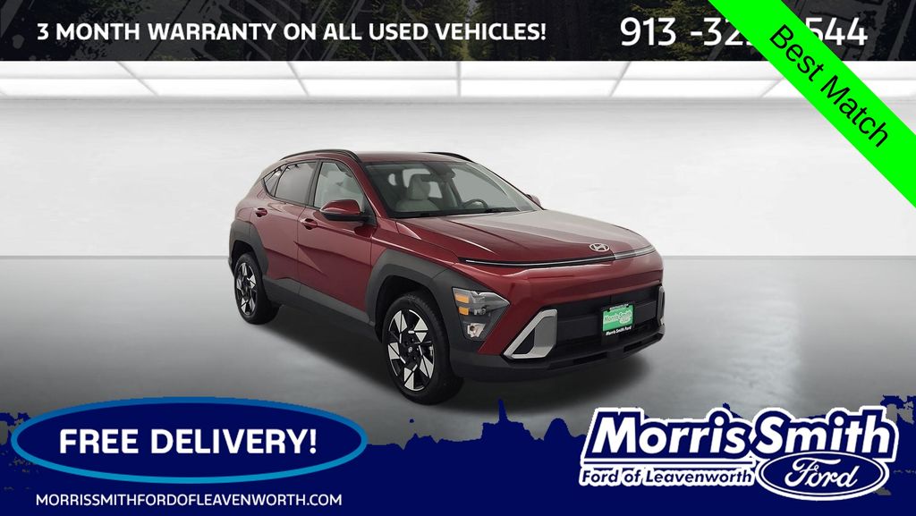 Ultimate Red Metallic 2024 Hyundai Kona SUV / Crossover All-Wheel Drive Continuously Variable Transmission
