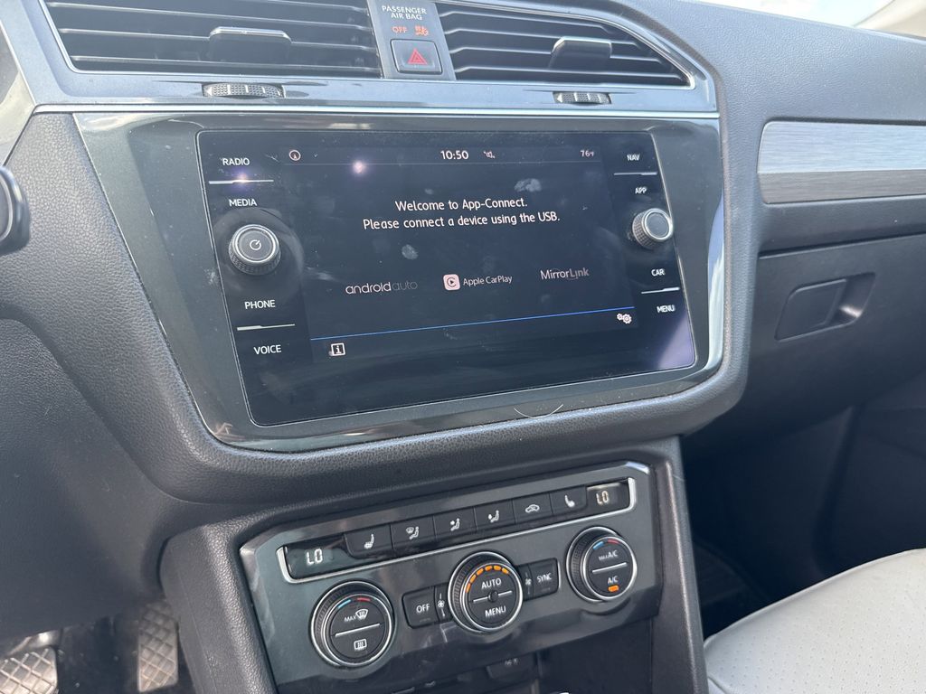 2019 Volkswagen Tiguan 2.0T SEL White at Bravo Nissan