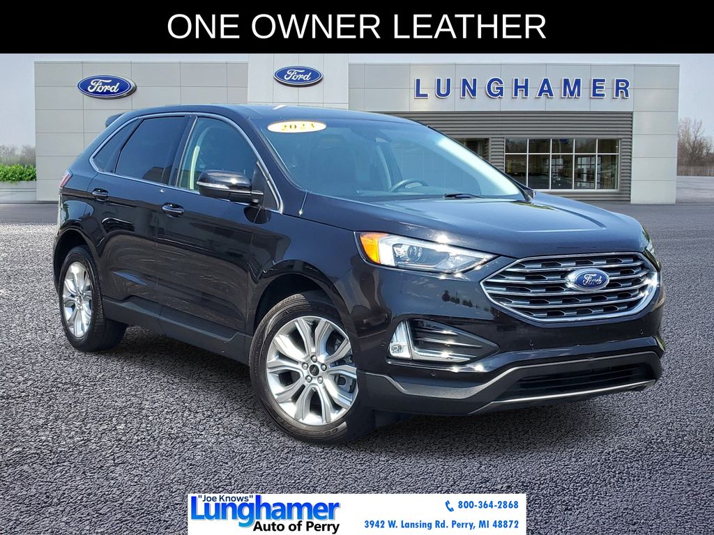 Agate Black Metallic 2023 Ford Edge SUV / Crossover All-Wheel Drive 8-Speed Automatic