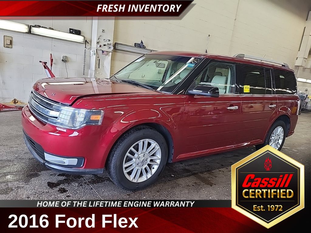 Ruby Red Metallic 2016 Ford Flex SEL SUV / Crossover Front-Wheel Drive 6-Speed Automatic