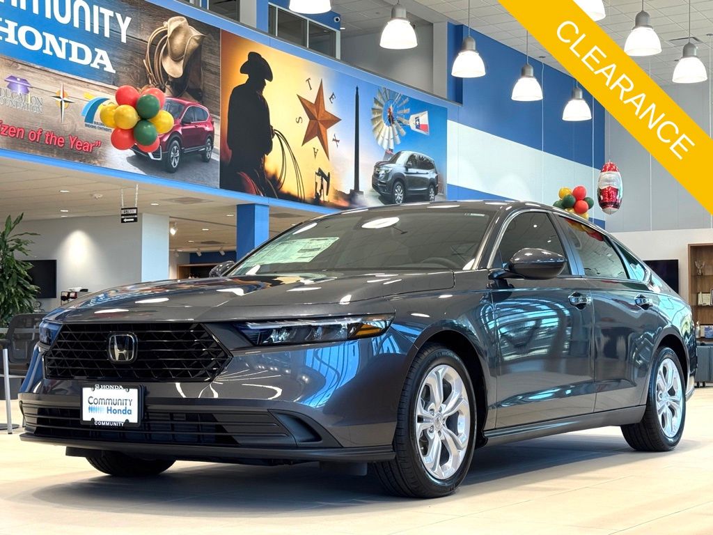 2025 Honda Accord LX Gray at Mac Haik CDJR North Houston