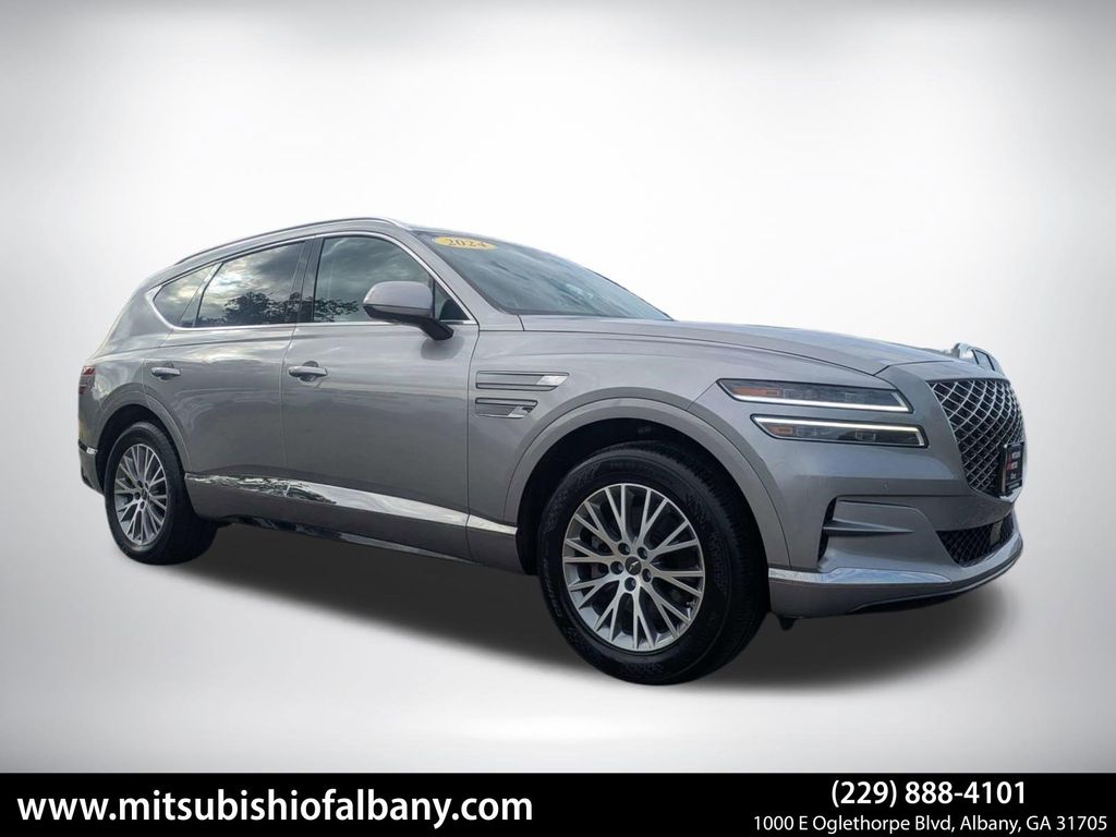 Silver 2024 Genesis GV80 SUV / Crossover All-Wheel Drive 8-Speed Automatic