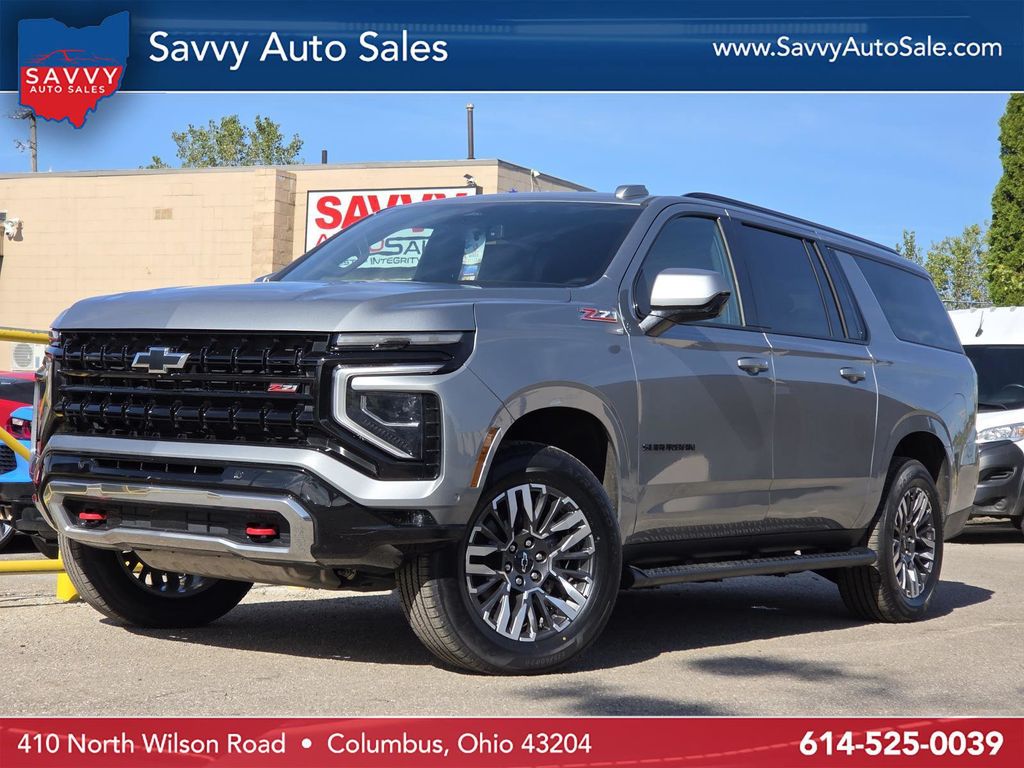 Sterling Gray Metallic 2025 Chevrolet Suburban SUV / Crossover Four-Wheel Drive 