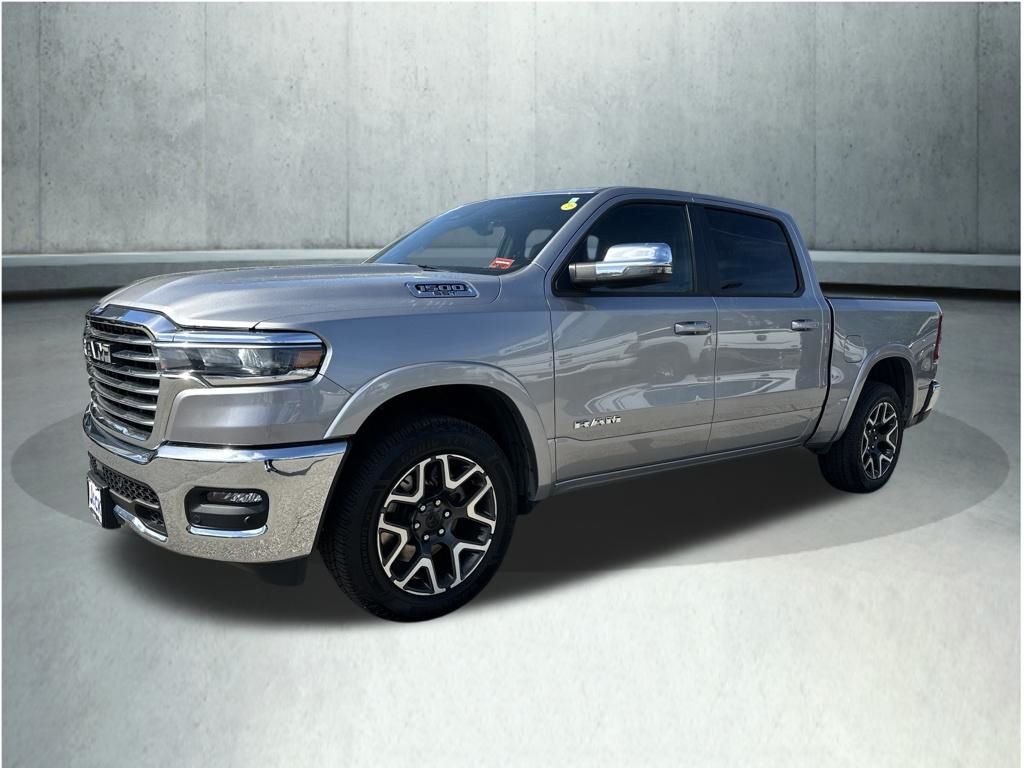 Billet Silver Metallic Clearcoat 2025 RAM 1500 Pickup Truck Four-Wheel Drive 8-Speed Automatic