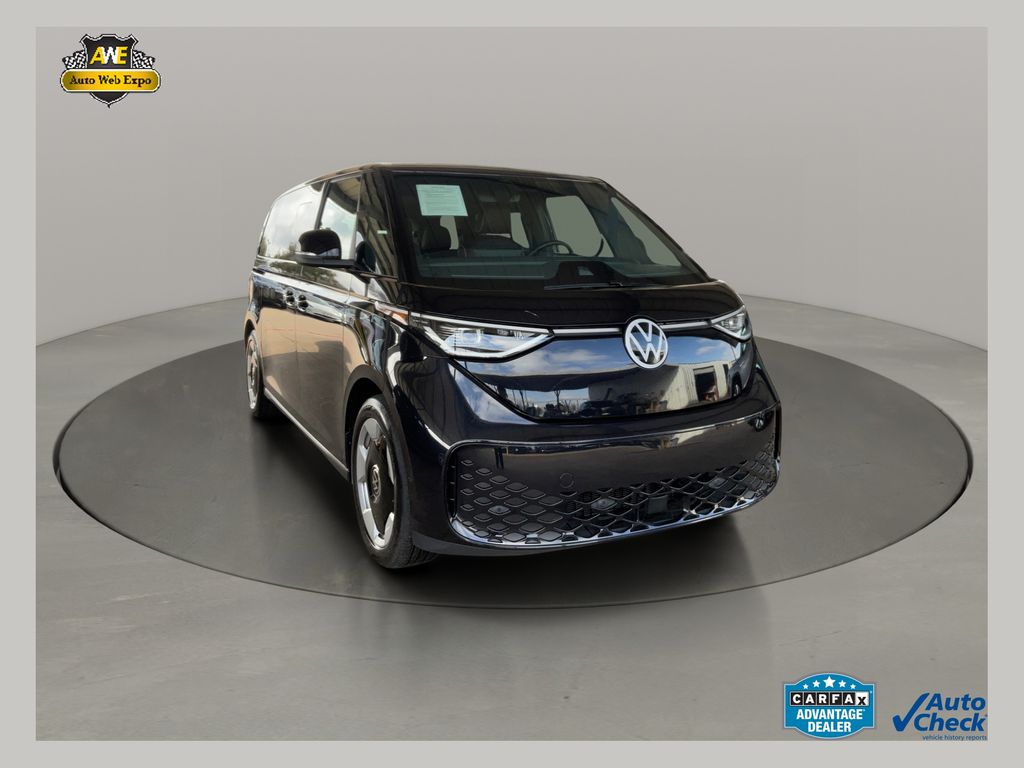Deep Black Pearl 2025 Volkswagen ID.Buzz Pro S RWD Minivan Rear-Wheel Drive Automatic