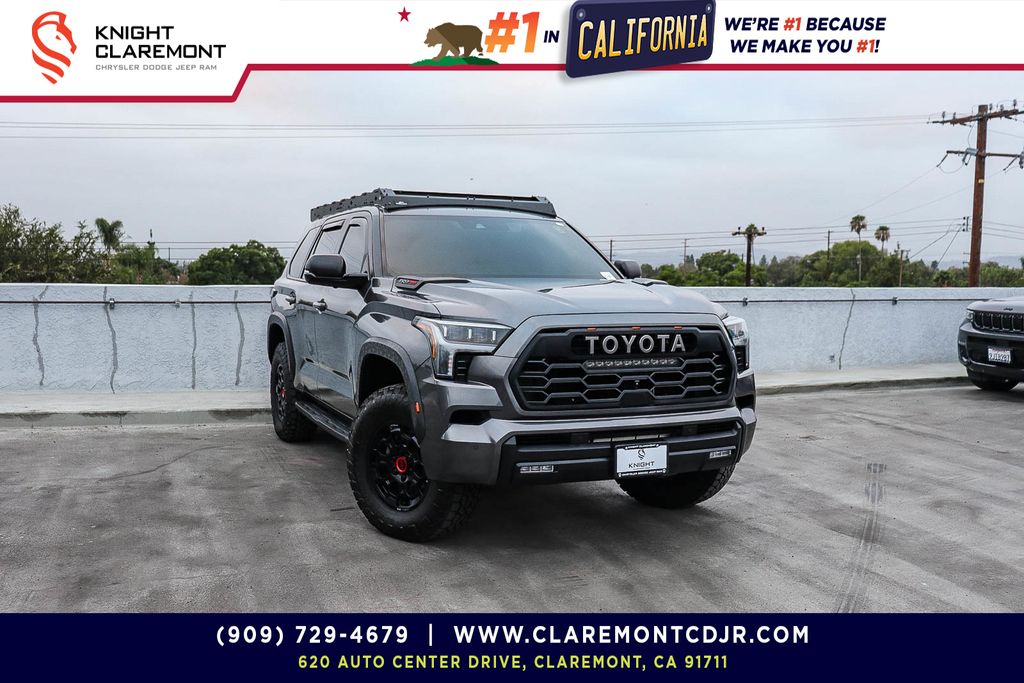 Magnetic Gray Metallic 2024 Toyota Sequoia SUV / Crossover Four-Wheel Drive Automatic