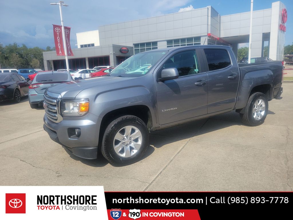 Gray (Satin Steel Metallic) 2018 GMC Canyon Pickup Truck 4X2 6-Speed Automatic