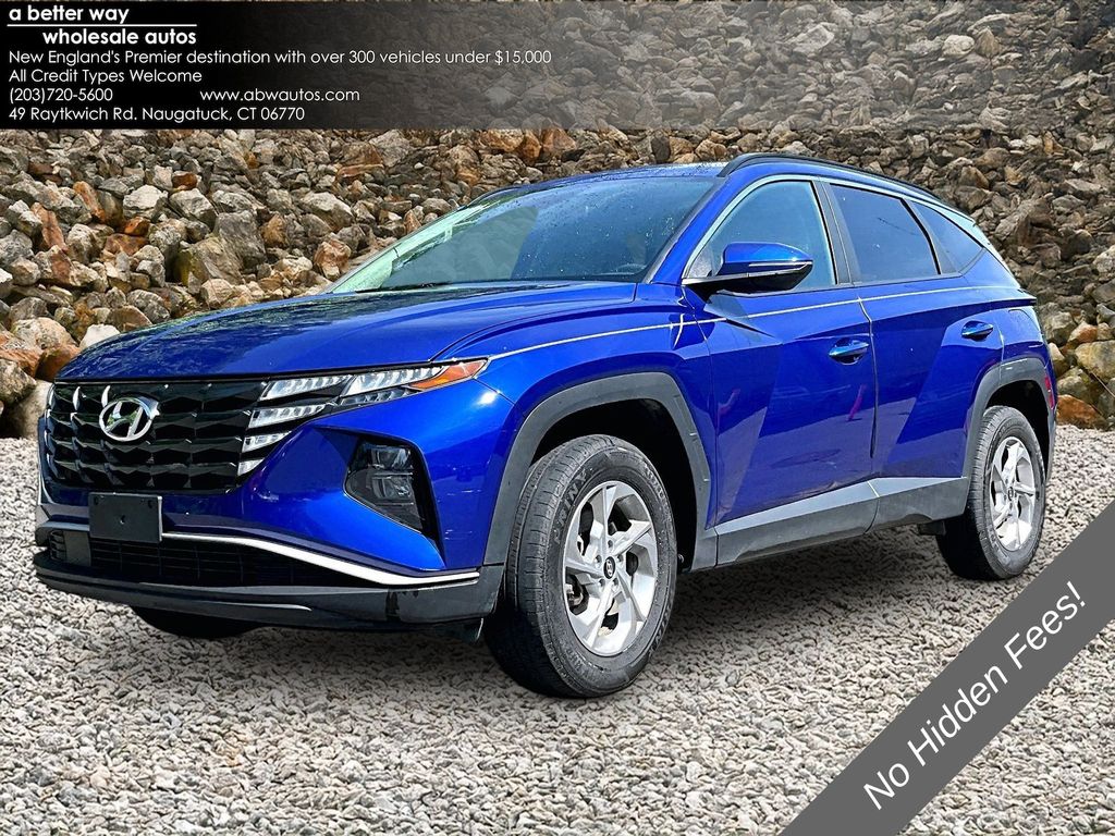 Intense Blue 2023 Hyundai Tucson SUV / Crossover All-Wheel Drive 8-Speed Automatic