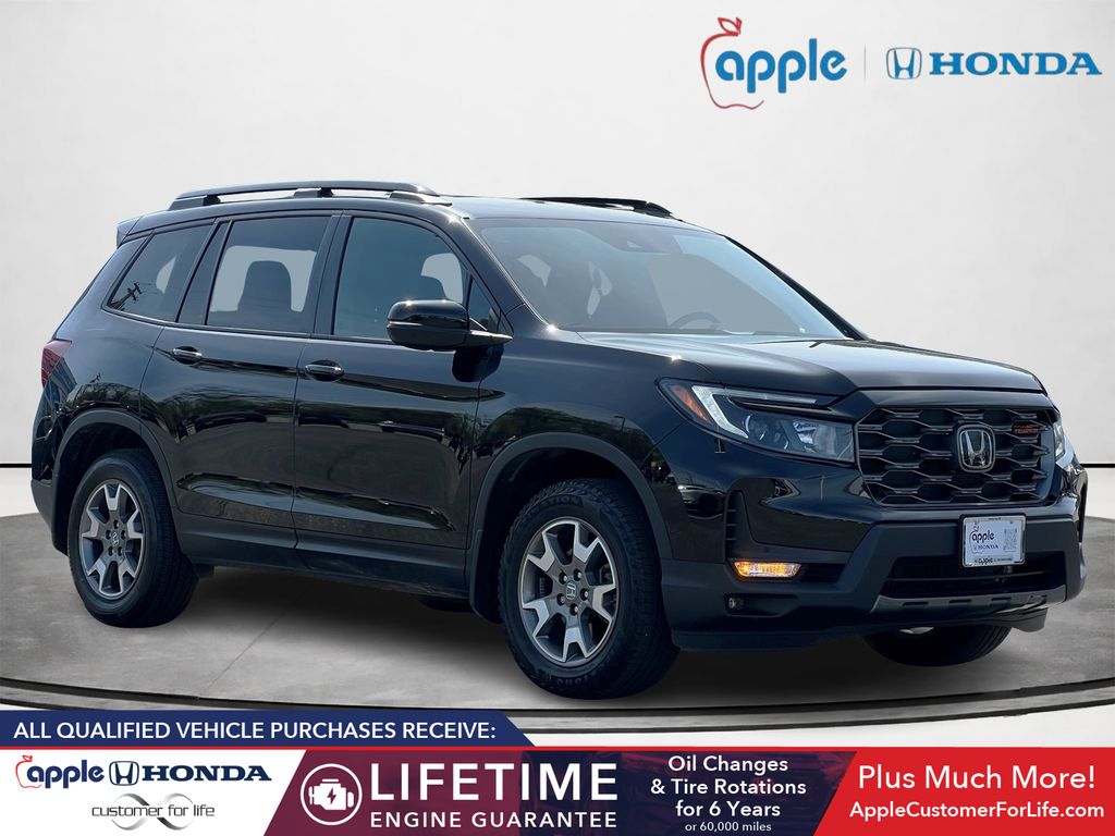 Black 2023 Honda Passport TrailSport AWD SUV / Crossover All-Wheel Drive 9-Speed Automatic