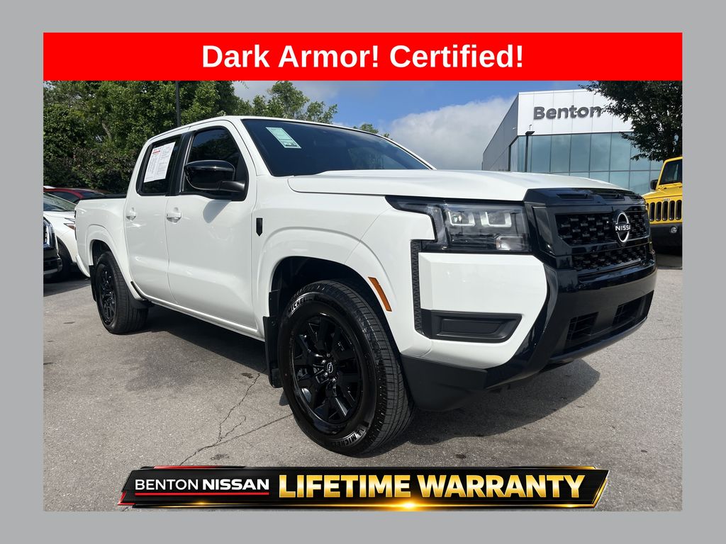 Glacier White 2026 Nissan Frontier Pickup Truck 4X2 9-Speed Automatic Overdrive
