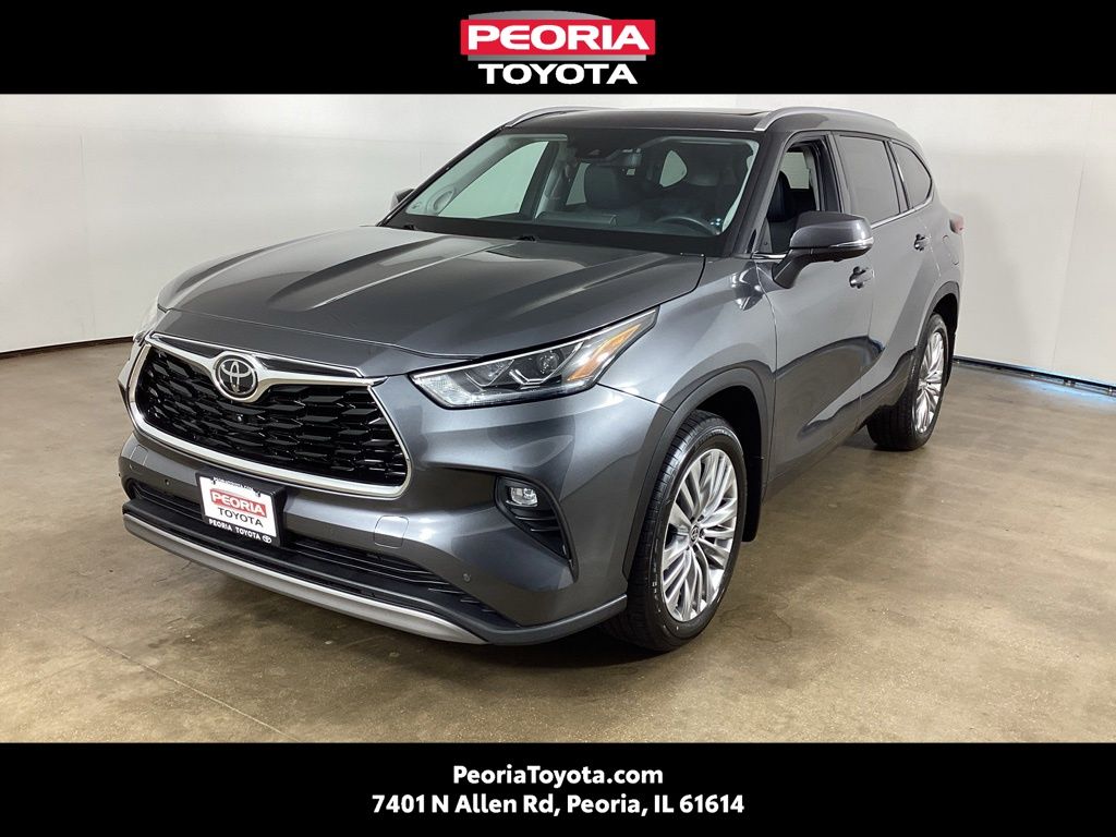 Magnetic Gray Metallic 2024 Toyota Highlander SUV / Crossover All-Wheel Drive 8-Speed Automatic