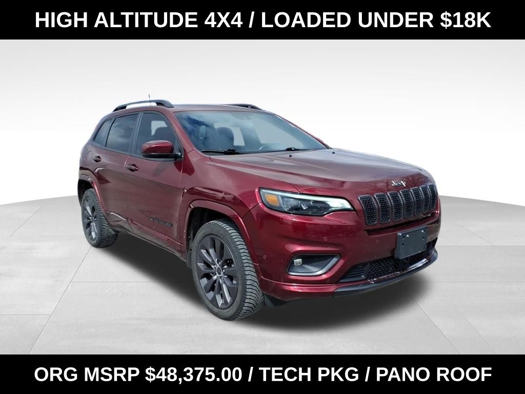 Velvet Red Pearlcoat 2020 Jeep Cherokee Limited 4WD SUV / Crossover Four-Wheel Drive 9-Speed Automatic