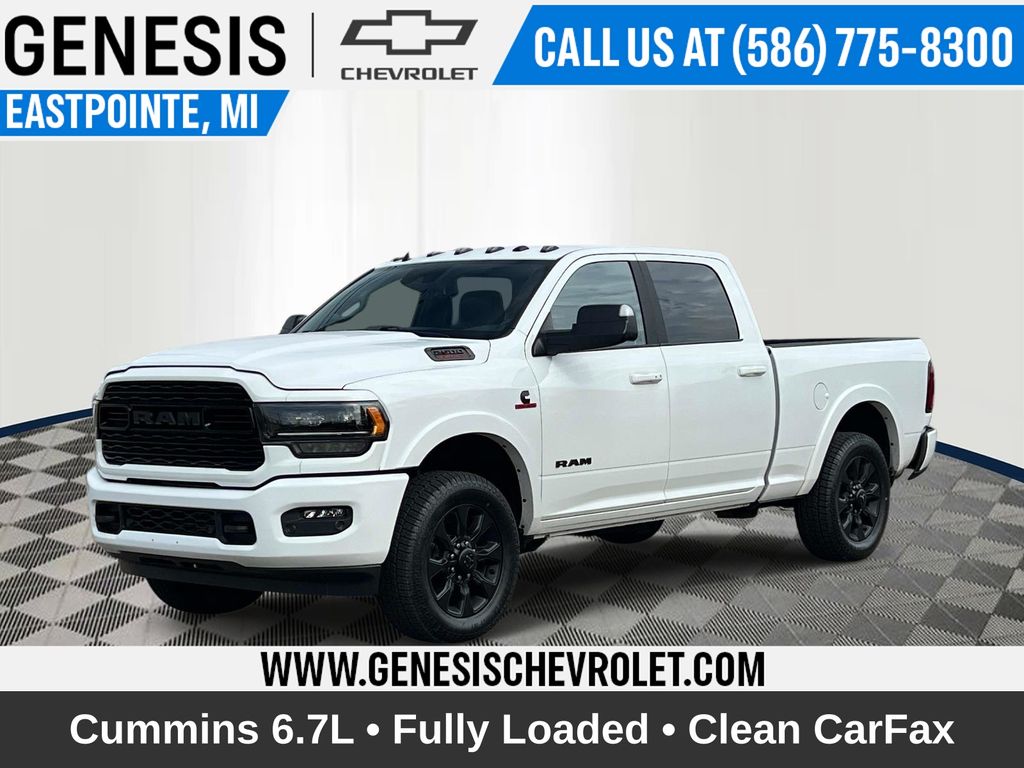 Bright White Clearcoat 2021 RAM 2500 Pickup Truck Four-Wheel Drive 6-Speed Automatic