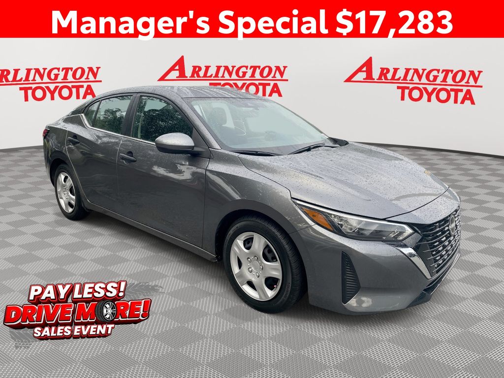 Gray (Gun Metallic) 2025 Nissan Sentra Sedan Front-Wheel Drive Continuously Variable Transmission